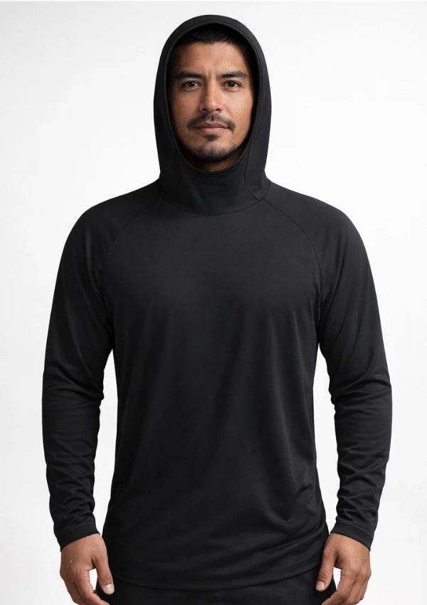 Camiseta UV50+ Manga Larga con Capucha para Hombre