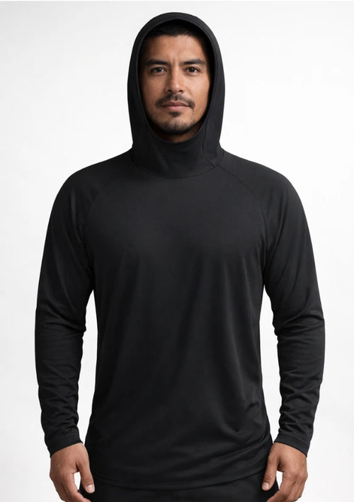 Camiseta UV50+ Manga Larga con Capucha para Hombre