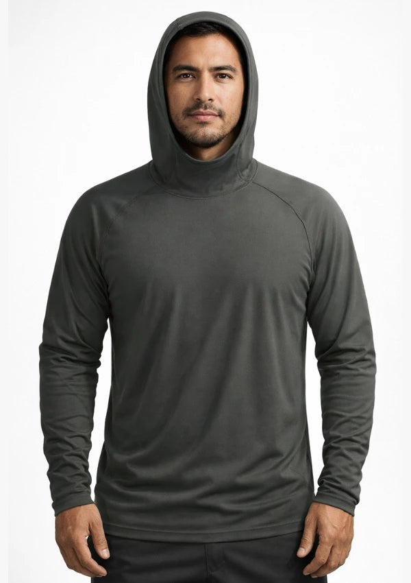 Camiseta UV50+ Manga Larga con Capucha para Hombre