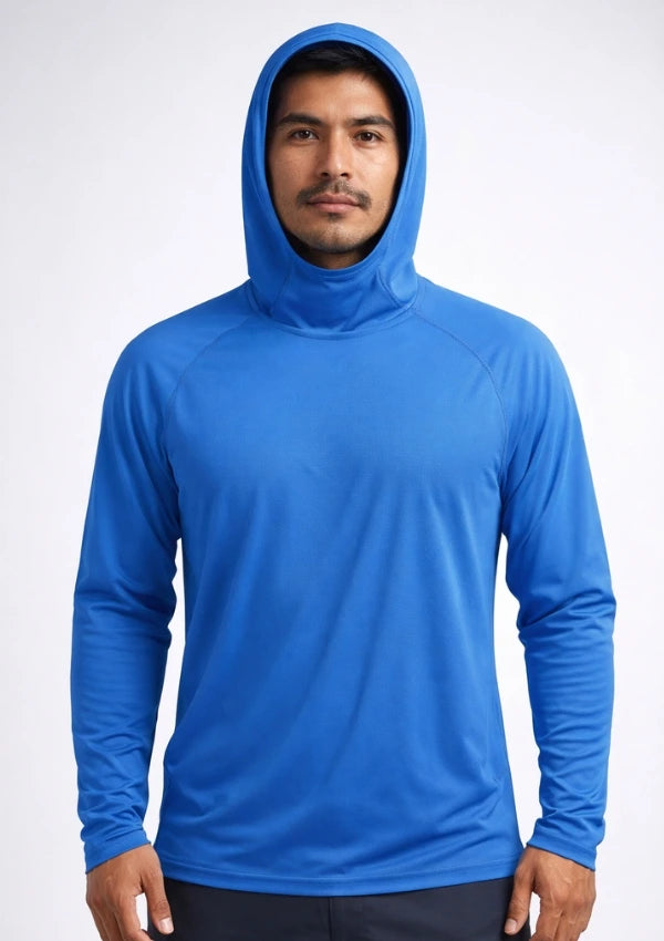Camiseta UV50+ Manga Larga con Capucha para Hombre
