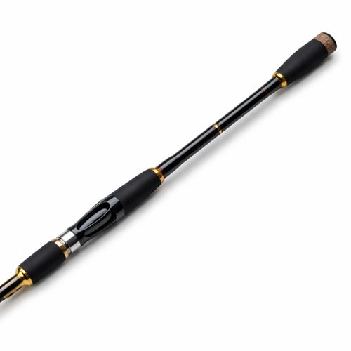 Caña de Pesca Baitcasting de Carbono Profesional Ultraligera 4 Secciones 2.1m/ 3m Alta Sensibilidad