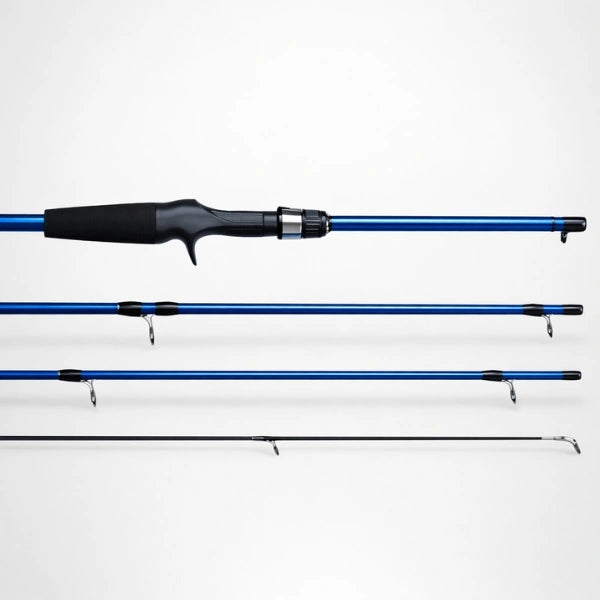 Caña de Pesca Profesional de Carbono Ultraligera 1.8m/ 2.1m de Alto Rendimiento + Estuche Premium GRATIS