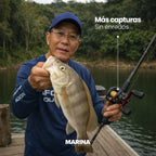 Carrete de Pesca Profesional Black Phantom X + Kit Premium GRATIS con Lentes Polarizadas UV400 y Estuche Protector EVA